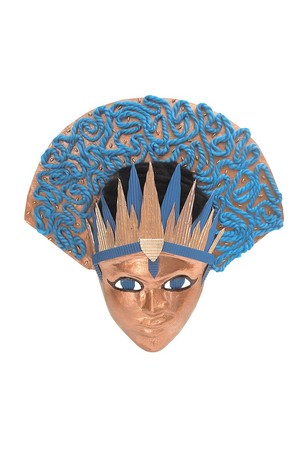 Papier Mache - Headdress Face Mask