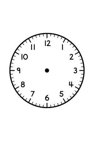 Analogue Clock (Large) - Learning Stamp