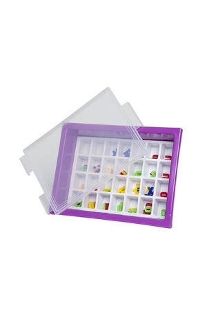 Letter Storage Tray Set - Purple