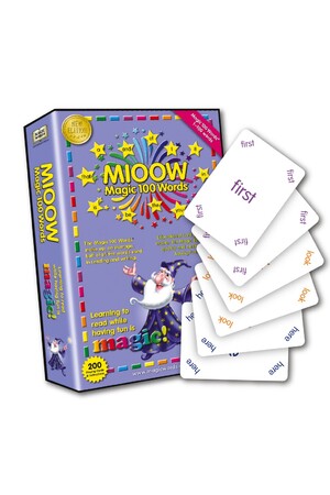 Magic 100 Words - Playing Cards (1-100)