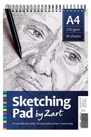 Zart - Sketching Pad Spiral A4 (230gsm)