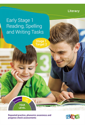 Early Stage 1 - Reading, Spelling and Writing Tasks: Target 2