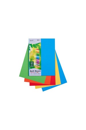 Quill Cardboard (A4) - 210gsm: Bright (Pack of 50)