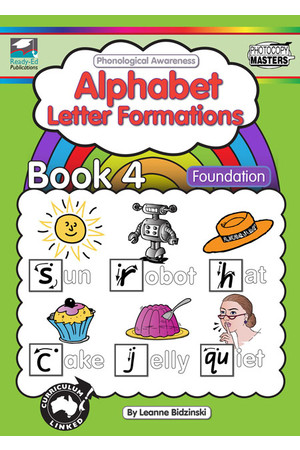 Phonological Awareness Series - Book 4: Alphabet Letter Formation