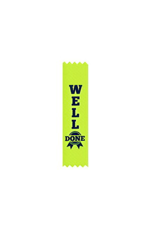 NYDA Well Done Ribbons (Pack of 100)