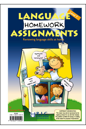 Language Homework Assignments - Level 7: Ages 11-12