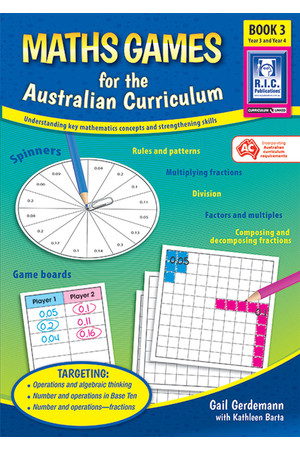Maths Games for the Australian Curriculum - Book 3
