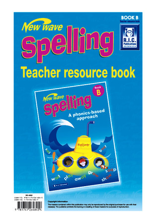 New Wave Spelling - Teacher Resource Book B: Ages 6-7