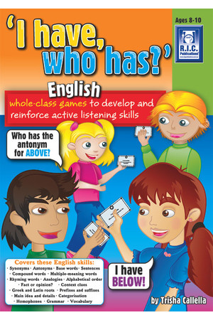 I Have Who Has? - English: Ages 8-10