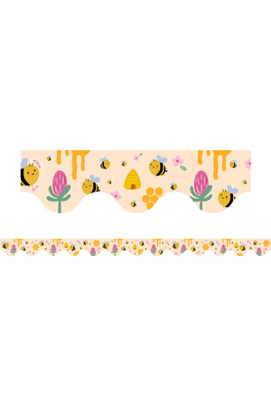 Bees - Scalloped Borders (Pack of 12)