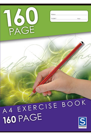 Sovereign Exercise Book (A4) - 8mm Ruled: 160 Pages (Pack of 10)