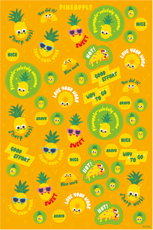 Pineapple - ScentSations "Scratch & Sniff" Merit Stickers (Pack of 150)