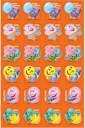 Bubblegum Shaped ScentSations Stickers (Previous Design)