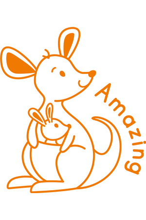 Amazing (Kangaroo) - Merit Stamp