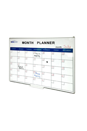 Visionchart Perpetual Month Magnetic Whiteboard Planner (1200 x 900mm) - Deluxe