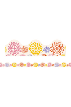 Rainbow Dreaming - Magnetic Scalloped Borders (Pack of 12)