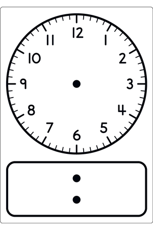 Magnetic Teaching Clock