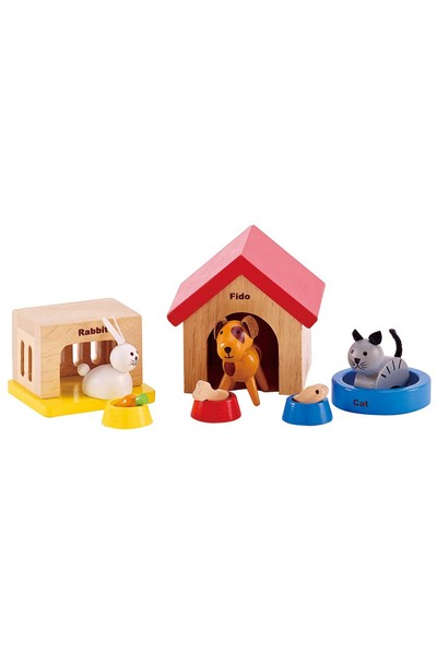 All Seasons Dollhouse - Family Pet Set