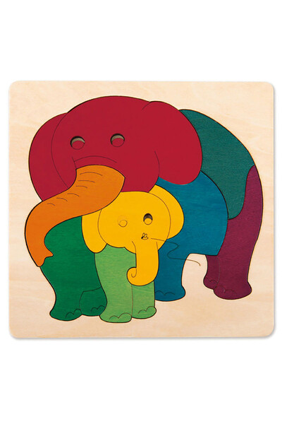Elephant and Baby Puzzle