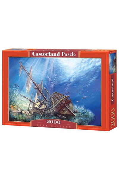 2000 Piece Puzzle - Sunken Galleon