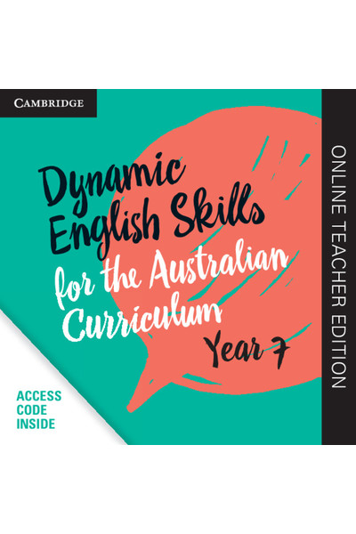Dynamic English Skills for the AC - Year 7: Teacher Edition (Digital Access Only)