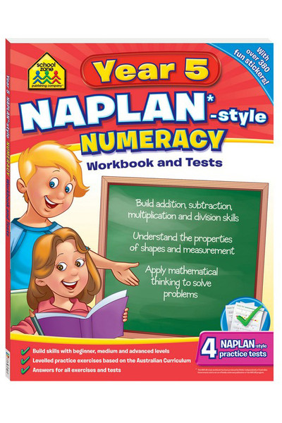 School Zone NAPLAN-Style Workbook and Tests - Year 5: Numeracy