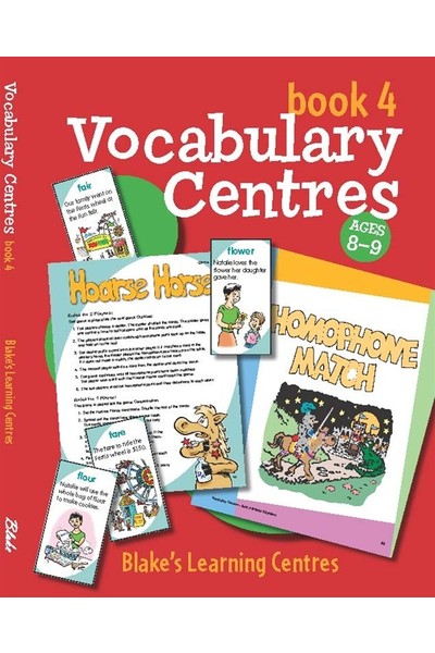 Blake's Learning Centres - Vocabulary Centres: Book 4 (Ages 8-9)
