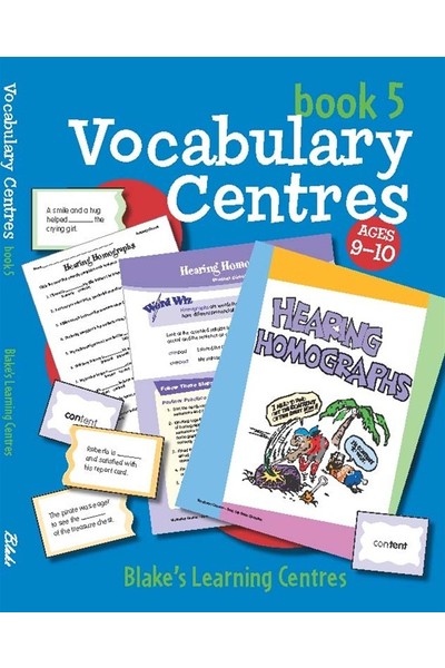 Blake's Learning Centres - Vocabulary Centres: Book 5 (Ages 9-10)