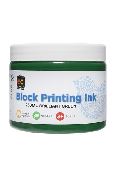 Block Printing - Brilliant Green