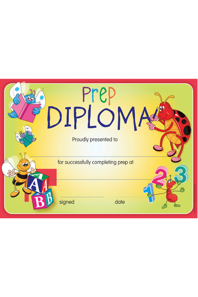 Prep Diploma Merit Certificate - Pack of 200