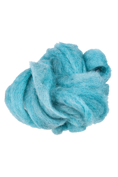 Crafting Combed Wool - Coarse: Jade Blue (100g)