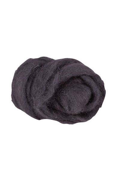 Crafting Combed Wool - Coarse: Black (100g)