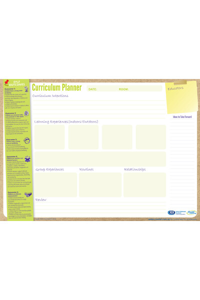 Early Years Curriculum Planner Pad 2020