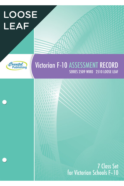 Victorian F-10 Assessment Record Book (7 Multi-Class Set) - Loose Leaf