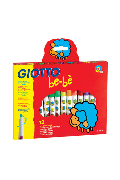 Giotto Be-Be Fibre Pen - Pack of 12