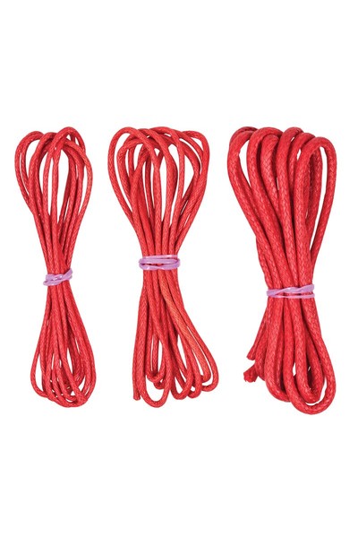 Cotton Jewellery Cord - Red (1m)