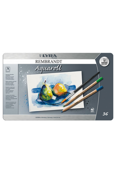 LYRA Rembrandt Aquarell Water-Soluble Pencils - Tin of 36