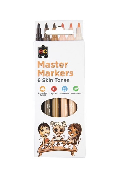 Master Skin Tone Markers - Pack of 6