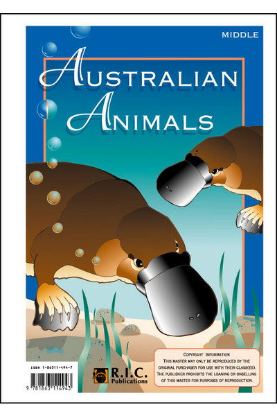 Australian Animals - Ages 8-10