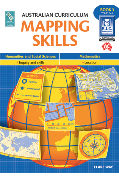 Australian Curriculum - Mapping Skills: Book 3 (Years 5-6)