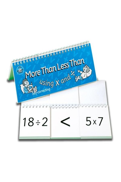 More Than, Less Than Flip Book (x and ÷)
