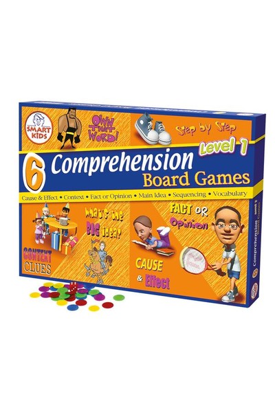 Reading Comprehension Board Games (Level 1) – 6 Games