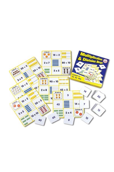 Multiplication & Division Bingo - Level 1