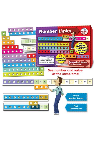 Magnetic Number Links to 20 (Number Smart)