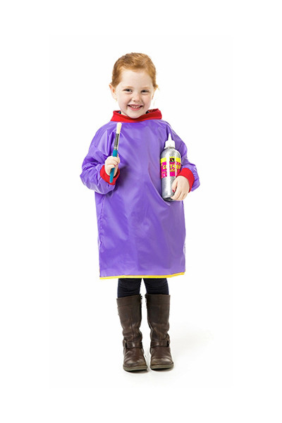 Painting Smock Toddler - Purple (Open-Back)