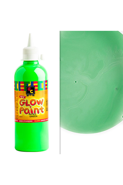 UV Glow Paint 500mL - Green