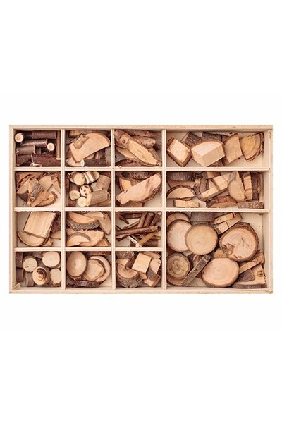 Wooden Pieces in Box