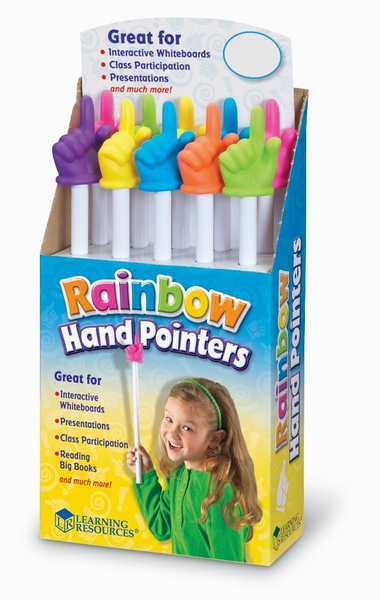 Rainbow Hand Pointers (Pack of 10)