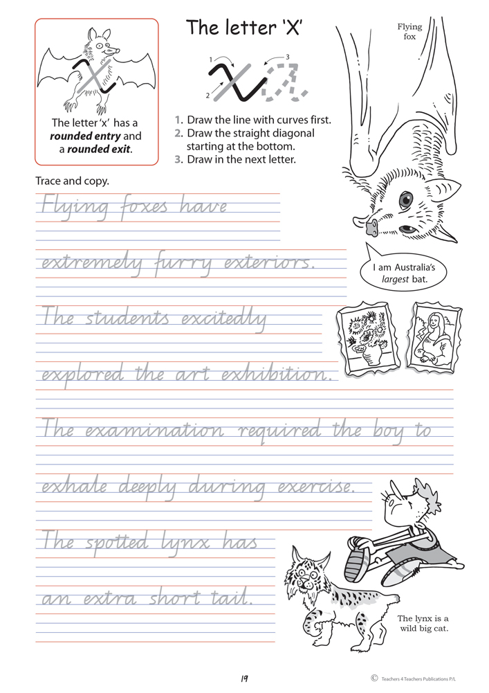 Handwriting Conventions QLD Year 4 Teachers 4 Teachers Educational Resources And Supplies 