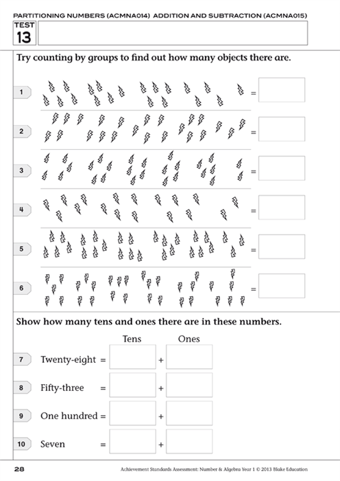 Achievement Standards Assessment - Mathematics: Number & Algebra - Year